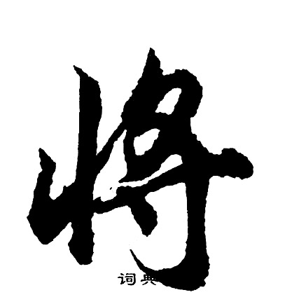 胡问遂写的将