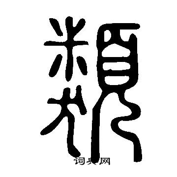 说文解字写的類