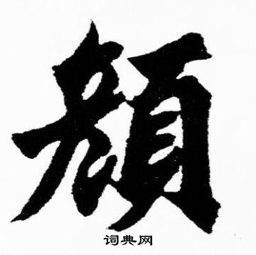 胡问遂写的颜