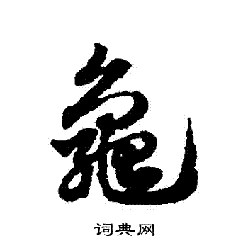 赵子昂写的龜