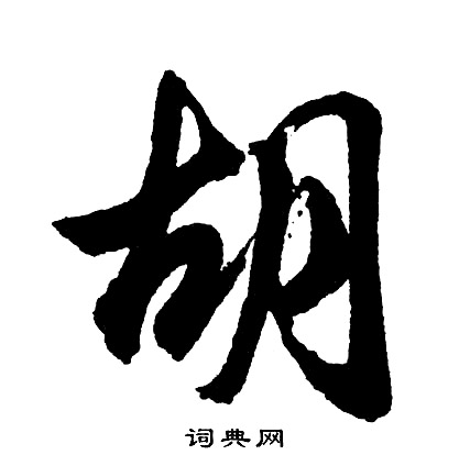 胡问遂写的胡