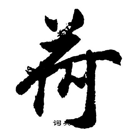 胡问遂写的荷