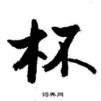 启功写的杯