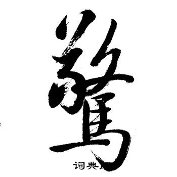 启功写的驚