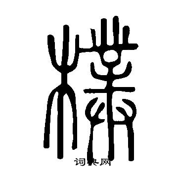 说文解字写的樸