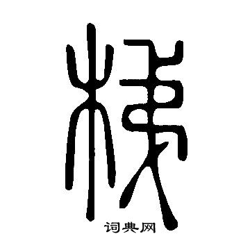 说文解字写的梯