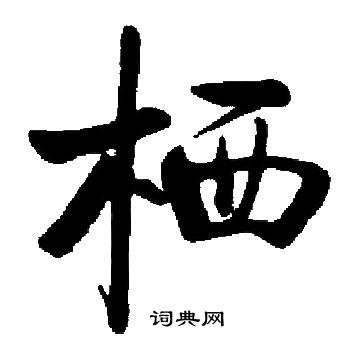 启功写的栖