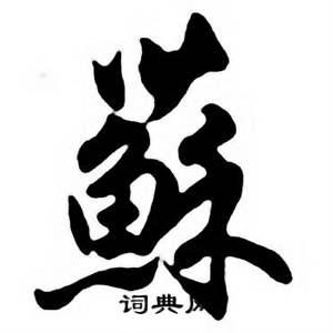 任政唐宋诗词中蘇的写法
