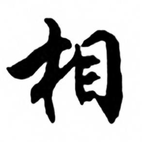 任政兰斋宋词行书帖中相的写法