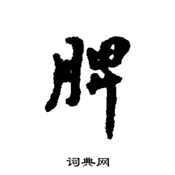 汇辑写的脾