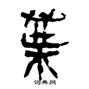 马王堆帛书写的葉