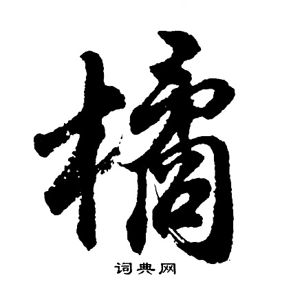 胡问遂写的橘