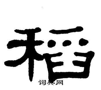 单晓天写的稻