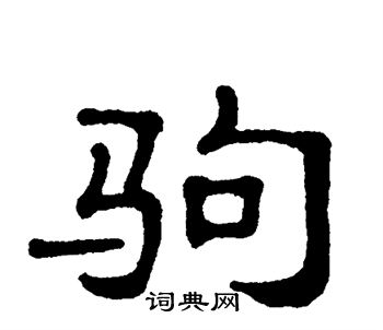 单晓天写的驹