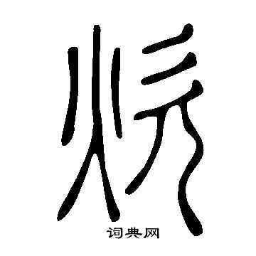 说文解字写的炊