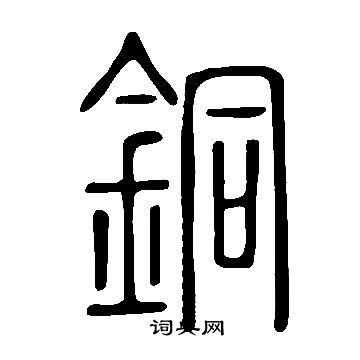说文解字写的銅