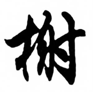 任政兰斋宋词行书帖中榭的写法