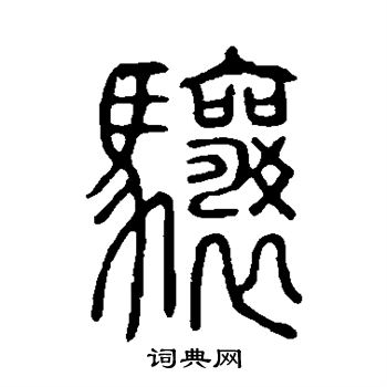 说文解字写的骧
