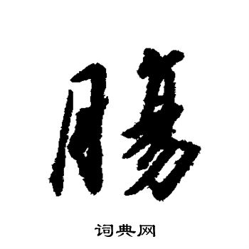 赵构写的肠