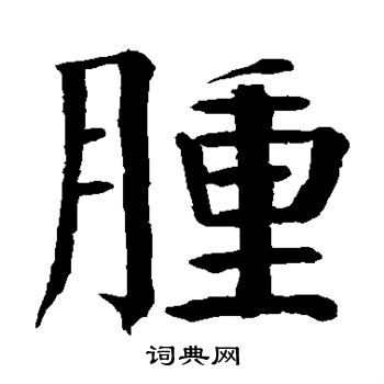 钱南园写的肿