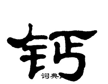 单晓天写的钙