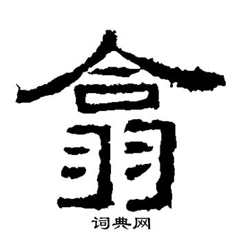 翕