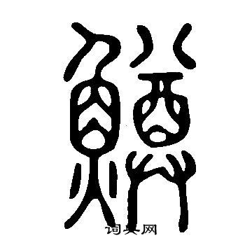 说文解字写的鱒