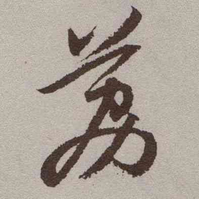 荔,祝允明,書法字典