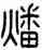 燔,戰國秦虎符,書法字典