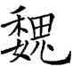 魏,歐陽詢,書法字典