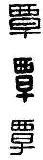 覃,漢印,書法字典
