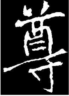 尊,張從申 ,書法字典