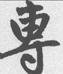 专,趙孟𫖯 ,書法字典