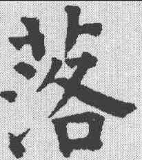落,祝允明 ,書法字典