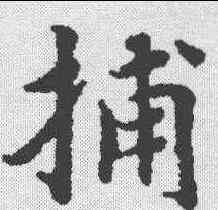 捕,蔣善進 ,書法字典
