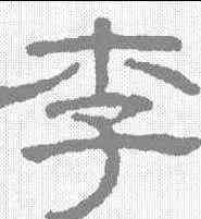 李,王澍 ,書法字典