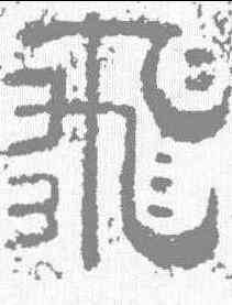 飞,王舍人碑 ,書法字典