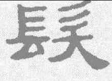 髪,張祖翼 ,書法字典