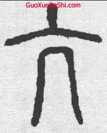 亢,說文 ,書法字典