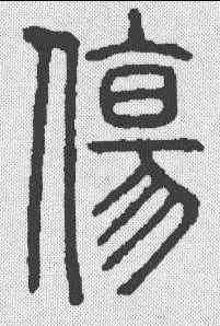 伤,說文 ,書法字典