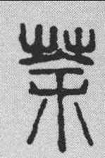茶,吳昌碩 ,書法字典