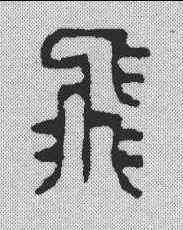 飞,張伊 ,書法字典