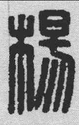 杨,漢印 ,書法字典