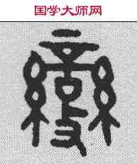 变,吳大澂 ,書法字典