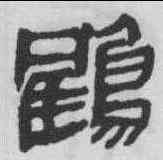 鶴,馬王堆帛書 ,書法字典