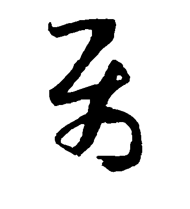 孫過庭草書属字書法寫法