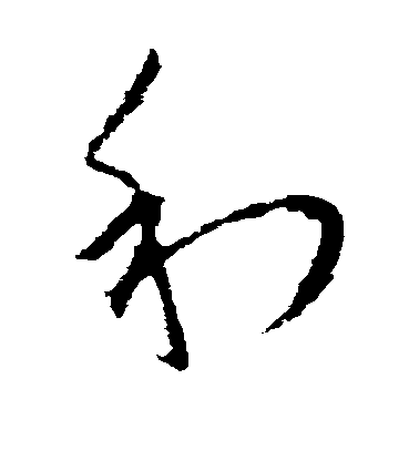 歐陽詢草書利字書法寫法