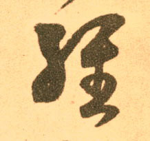 王羲之草書经字書法寫法