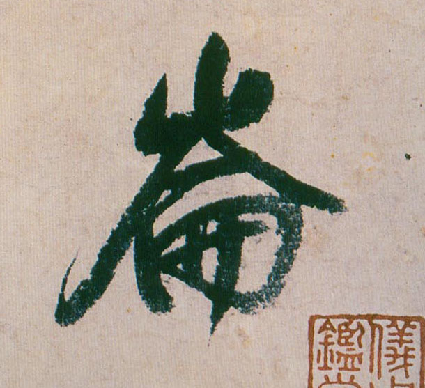 董其昌行書仑字書法寫法