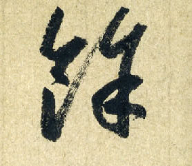 趙孟頫行書馀字書法寫法